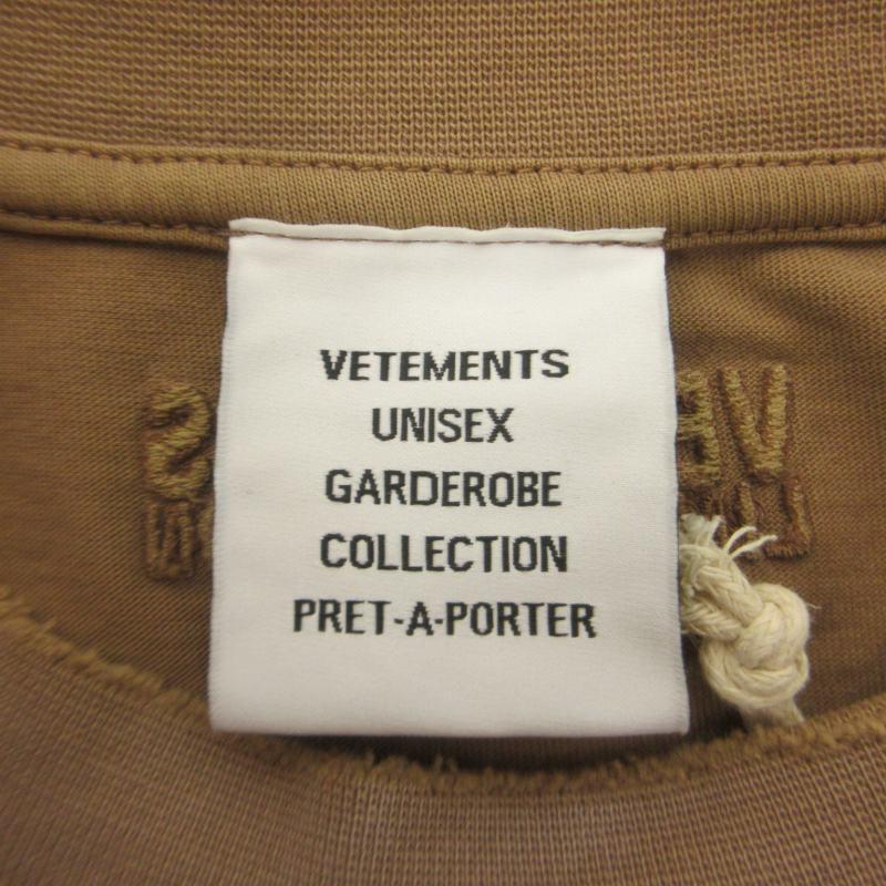 未使用品 ヴェトモン ベトモン VETEMENTS タグ付き 23SS MADE ON EARTH 