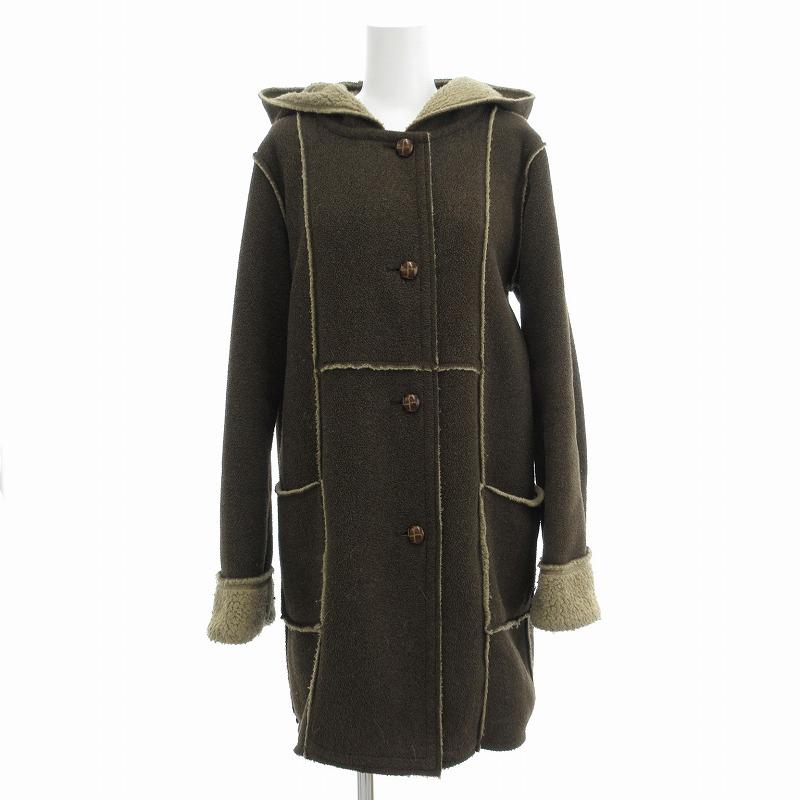 エーグル AIGLE フリースコート フード付き ポーラテック 裏ボア 