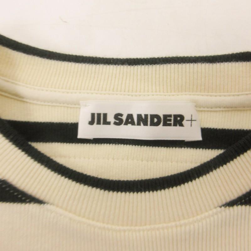 ジルサンダープラス JIL SANDER＋ 美品 21SS ボーダー Tシャツ 