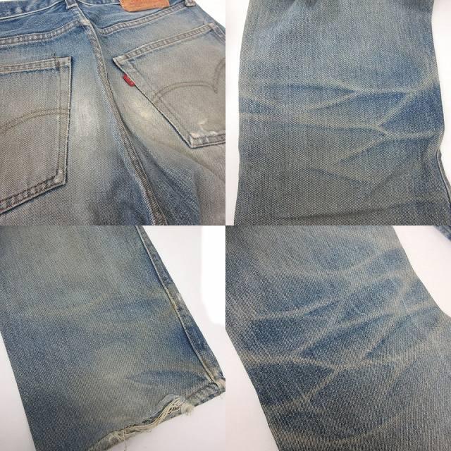 希少✨リーバイスLevi's 501 66後期 70s 刻印6 状態良好 W34 Levi's - 70s/W35 リーバイス 501 66後期 刻印6 赤耳 USA製