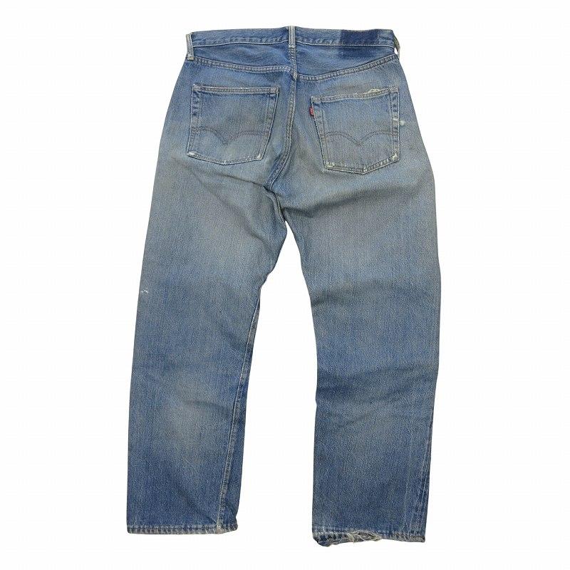 70s Levi's501 66前期デニムパンツ縦落ちbige リーバイスw34
