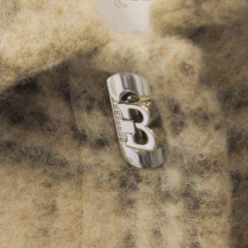 極美品✨ バーバリーロンドン アルパカ モヘヤ ステンカラーコート ノバチェック バーバリーロンドン ノバチェック Aライン ミドル ステンカラー