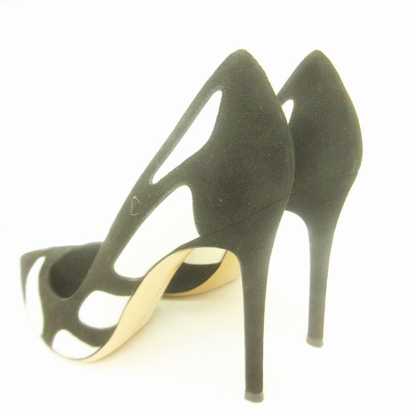 ジャンヴィトロッシ Gianvito Rossi 美品 バイカラー パンプス  