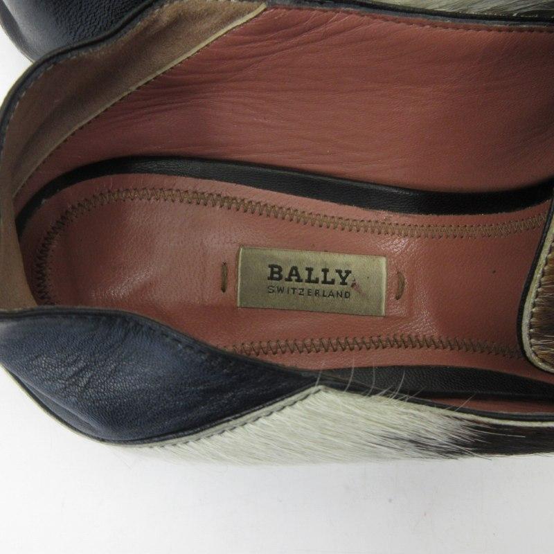 Bally バリー BALLY ハラコ ローファー ファー レザーシューズ 革靴 茶 