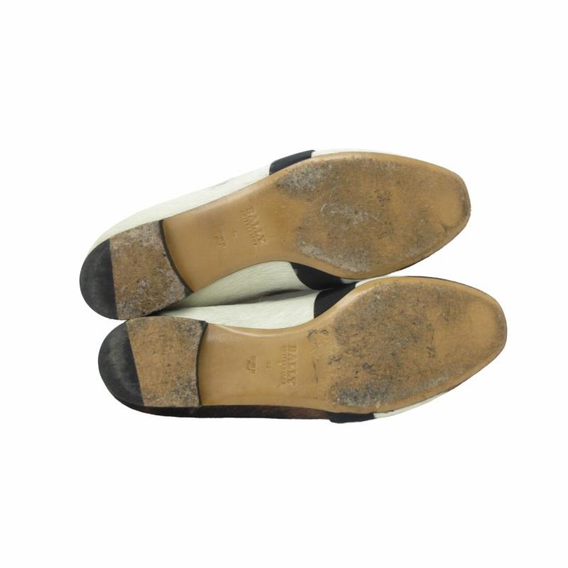 Bally バリー BALLY ハラコ ローファー ファー レザーシューズ 革靴 茶 