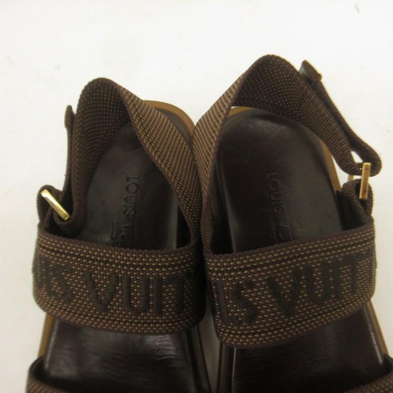 LOUIS VUITTON ルイヴィトン MA1011 ビッグロゴ ストラップ サンダル 