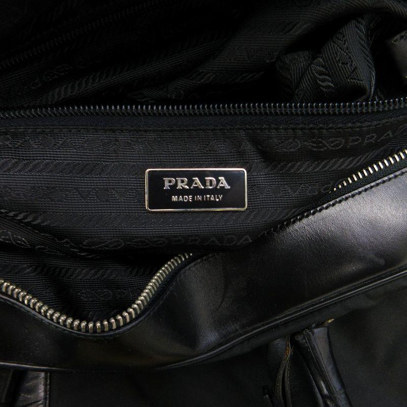 プラダ PRADA 2WAY 三角プレート ボストンバッグ ショルダー