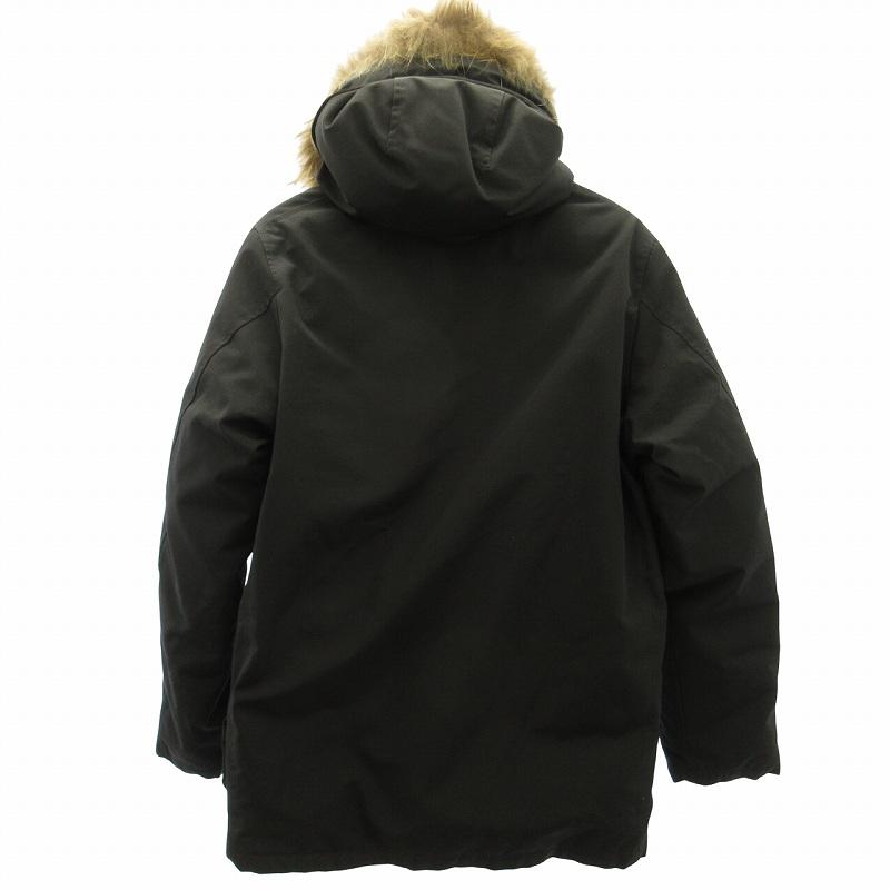 【美品】ダントン タッサー ダウンジャケット ブラック 34サイズ ダントン DANTON 美品 タッサー ダウンジャケット コート フード