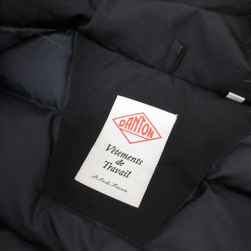 ダントン DANTON 美品 タッサー ダウンジャケット コート フード