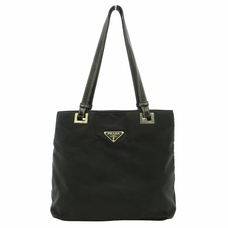 PRADA（プラダ） ナイロン トートバッグ ハンドバッグ 三角プレート