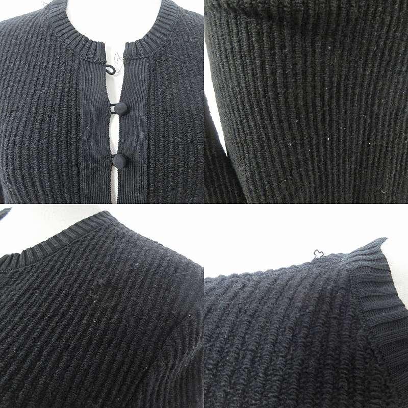 美品】Chloeクロエレースニットワンピース38ネイビー紺カシミヤ