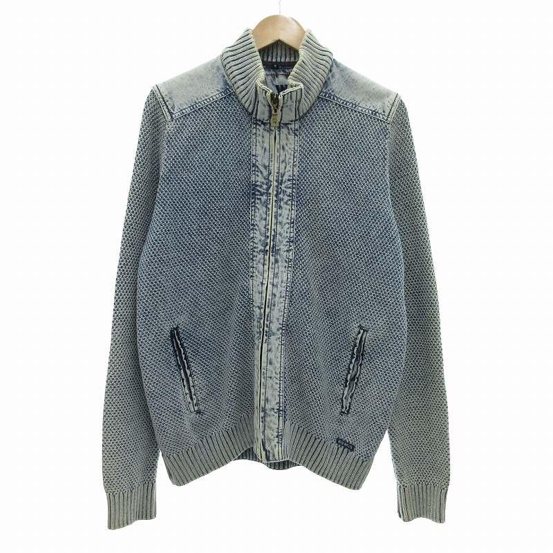 80s 香港製 ORVIS エルボーパッチ ドライバーズ ニット カーディガン 80s 香港製 ORVIS エルボーパッチ ドライバーズ ニット