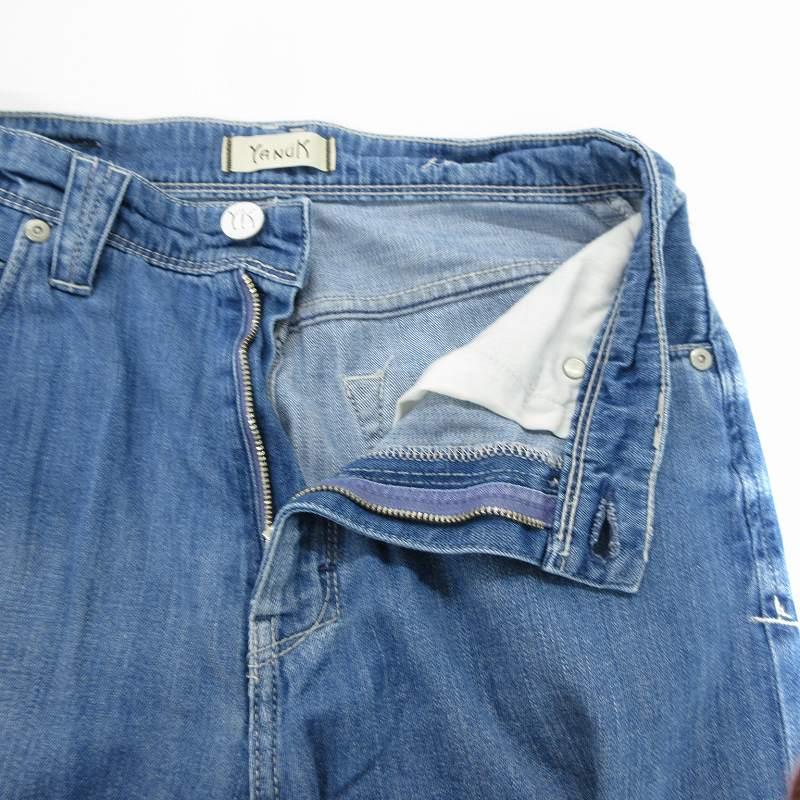 ヤヌーク YANUK カットオフデニム ジーンズ パンツ ジッパーフライ  