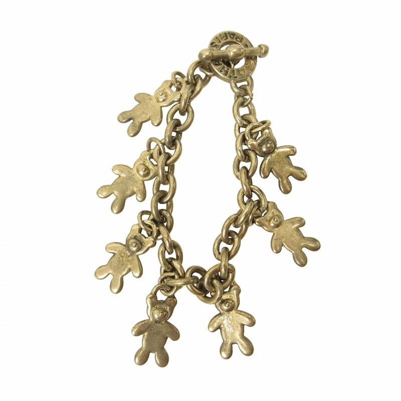 AGATHA クマ　ブレスレット ブレスレット アクセサリー クマ ベア ハート ロゴ チェーン