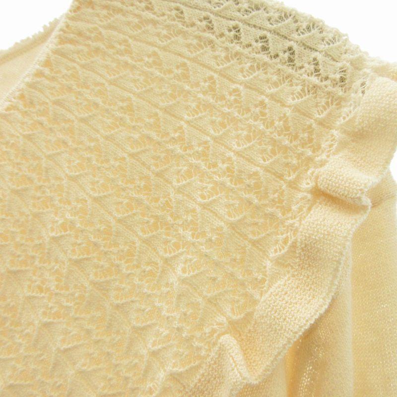 新品未使用タグ付き Ribbon Yarnフレアニットキャミ ベージュ 【公式通販】