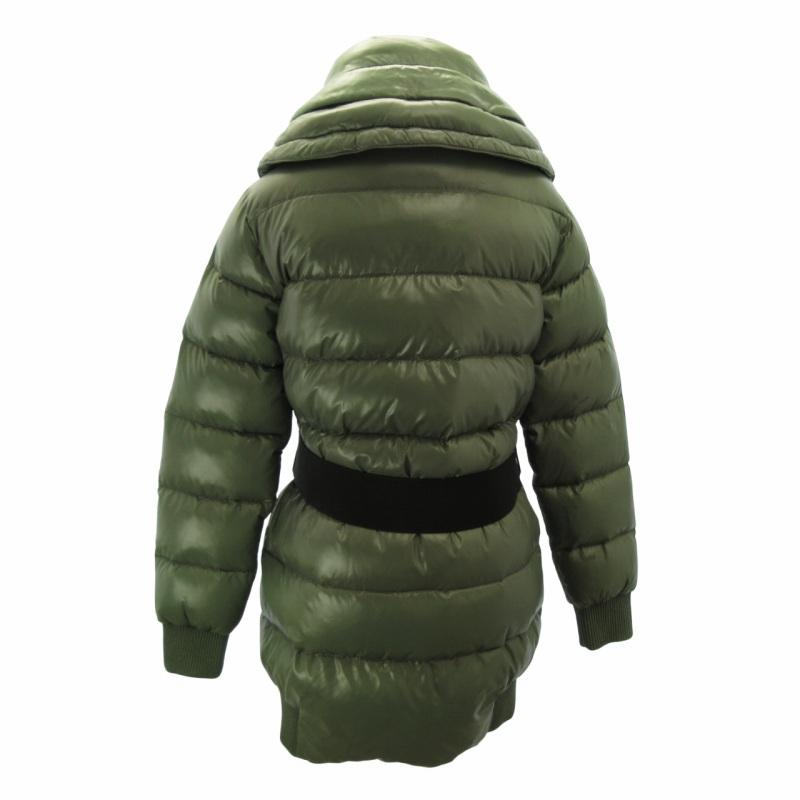 MONCLER - モンクレール MADISON ダウンコート ベルト ロゴ 0 緑 ■GY09 MONCLER モンクレール MADISON ダウンコート ベルト ロゴ