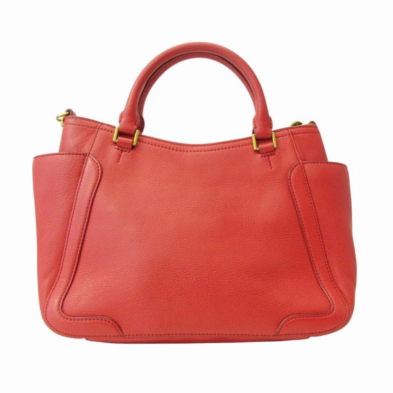 トリーバーチ レザー 赤 レッド　ハンドバッグ　バッグ　ショルダー TORY BURCH トリーバーチ 美品 2WAY ショルダーバッグ