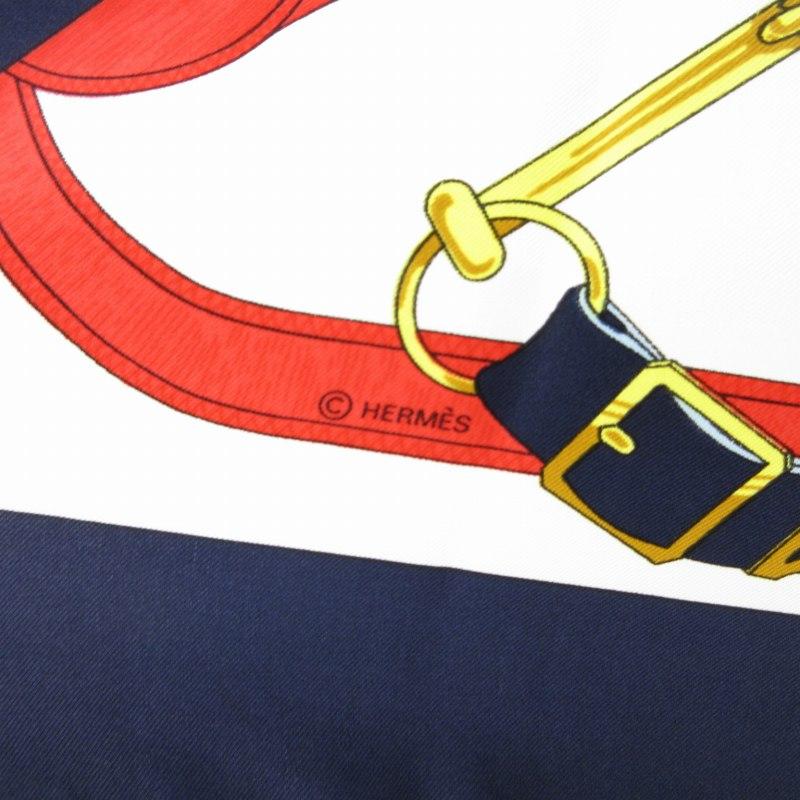 HERMES（エルメス） カレ90 Eperon D'or 黄金の拍車 スカーフ ストール