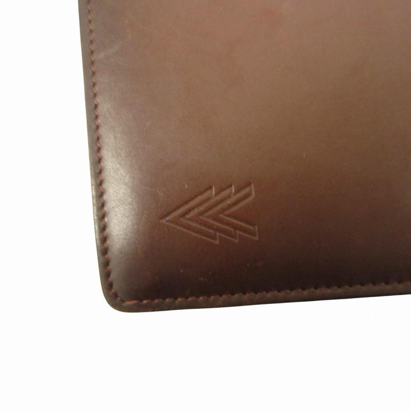 【中古】ルイヴィトン LOUIS VUITTON ポルト フォイユ ブラザ ノマド タバ 長財布 ロングウォレット 茶系 ブラウン系 LOUIS VUITTON（ルイ・ヴィトン） ポルト フォイユ ブラザ ノマド タバ