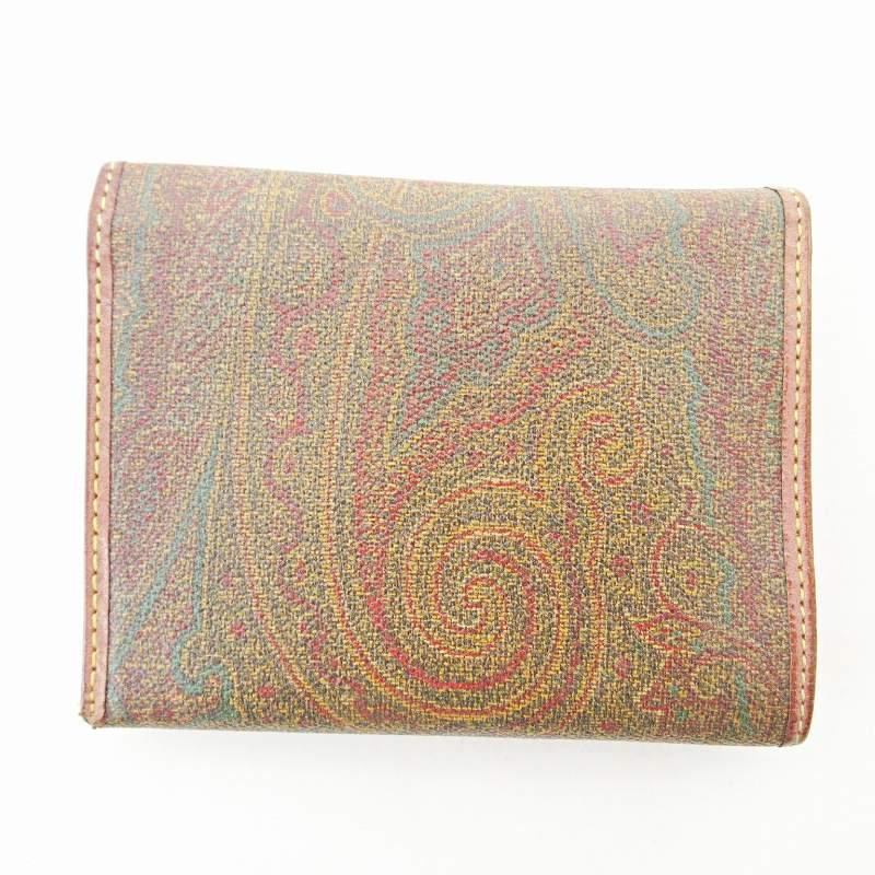 ETRO エトロ ペイズリー柄 3つ折り財布 コンパクトウォレット
