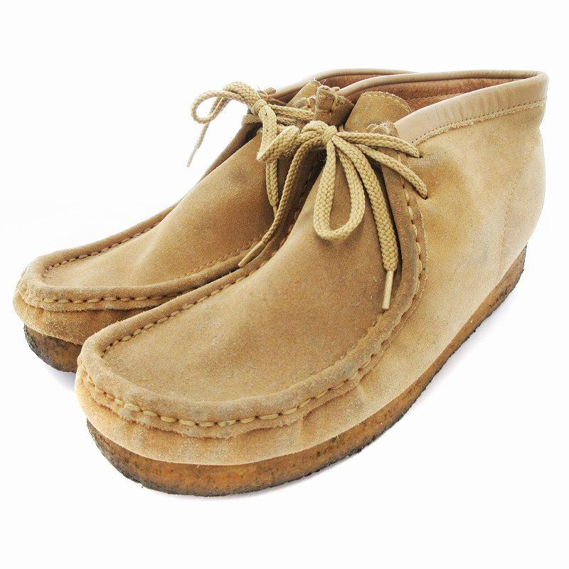 ホーキンス Hawkins ショートブーツ モカシン クレープソール 7 ベージュ /AE ●ECO メンズ | Hawkins