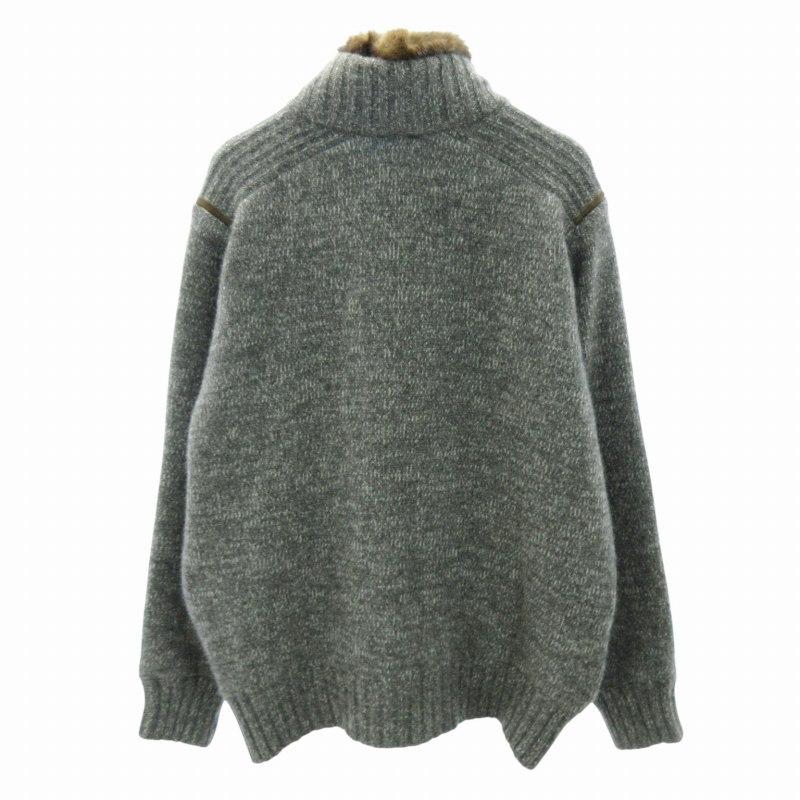 LANVIN カシミヤ　ブルゾン ランバン LANVIN カシミヤジャケット ブルゾン ジップアップ 襟