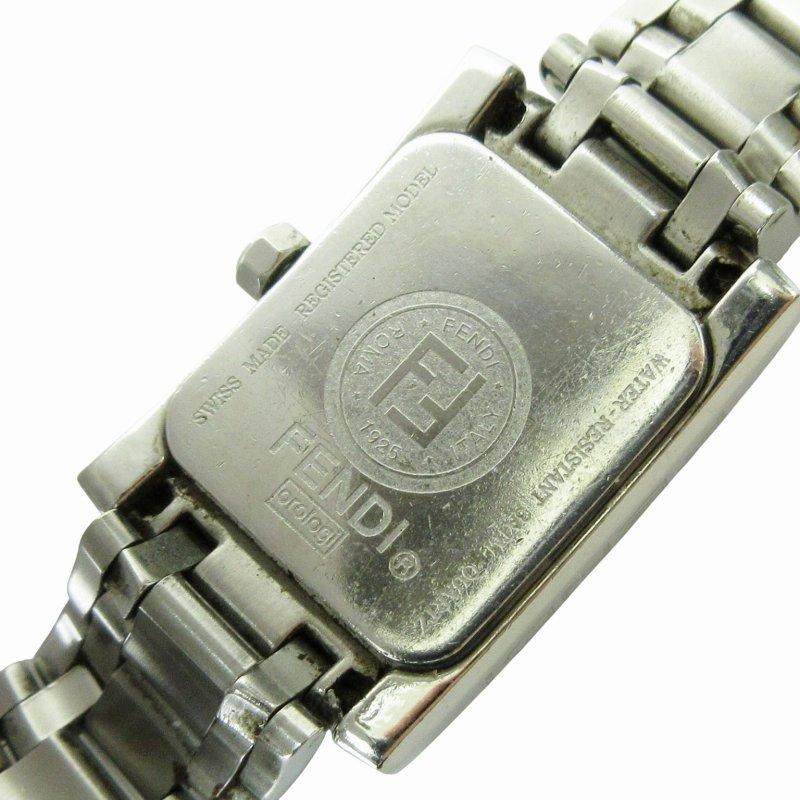 FENDI フェンディ 腕時計 ウォッチ クォーツ ブラック文字盤 メタル  