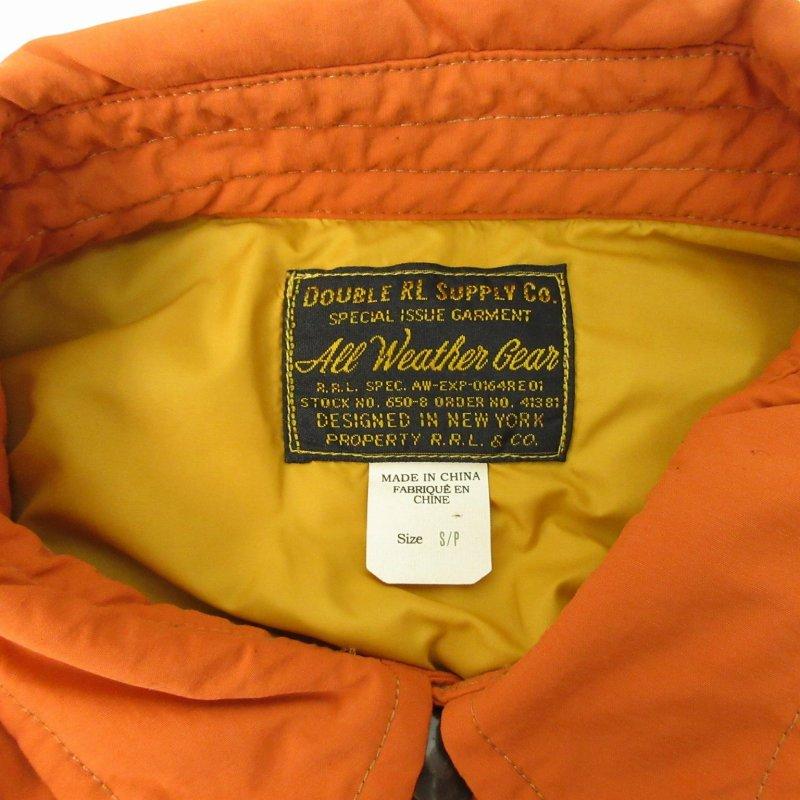 ダブルアールエル RRL 23年製 キルティング 中綿ジャケット オレンジ S