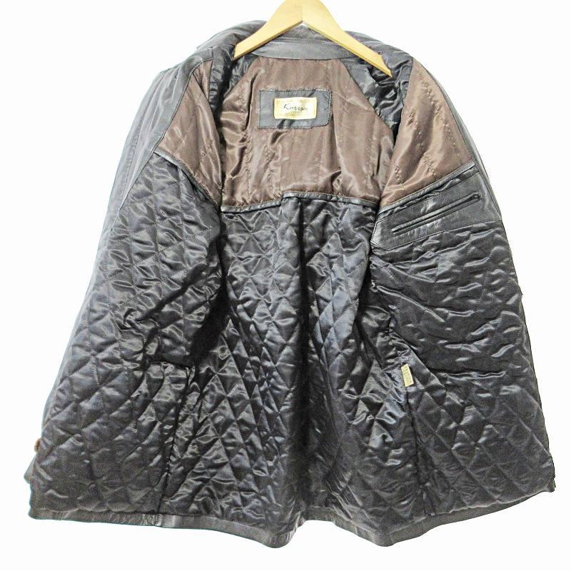 カレッサ karrsa レザー ジャケット ブルゾン 革ジャン ジップアップ