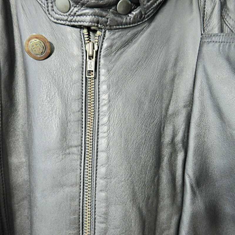 カレッサ karrsa レザー ジャケット ブルゾン 革ジャン ジップアップ