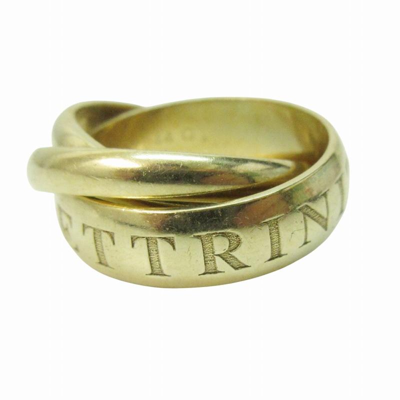 カルティエ　Cartier トリニティ　マストエッセンス　Xmas限定リング指輪 カルティエトリニティ マストエッセンス 2002年X'mas限定 #48