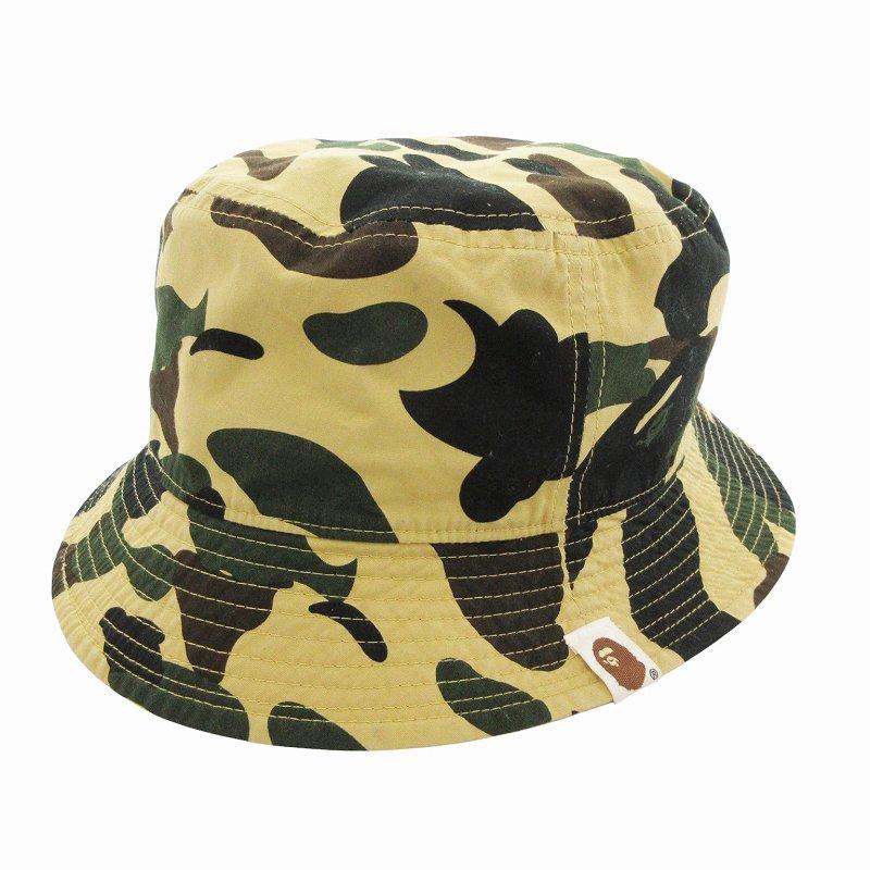 A Bathing Ape バケットハット A BATHING APE(アベイシングエイプ) Logo Python Pattern