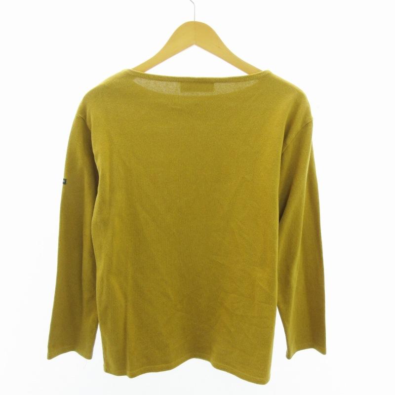 新品タグ付　SAINT JAMES フランス製　ロゴ入りトップス　ノアール　T3 新品タグ付 SAINT JAMES フランス製 ロゴ入りトップス ノアール