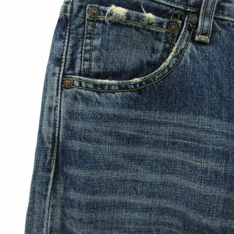 Levi's（リーバイス） デニム 503-03 ダメージ加工 インディゴブルー