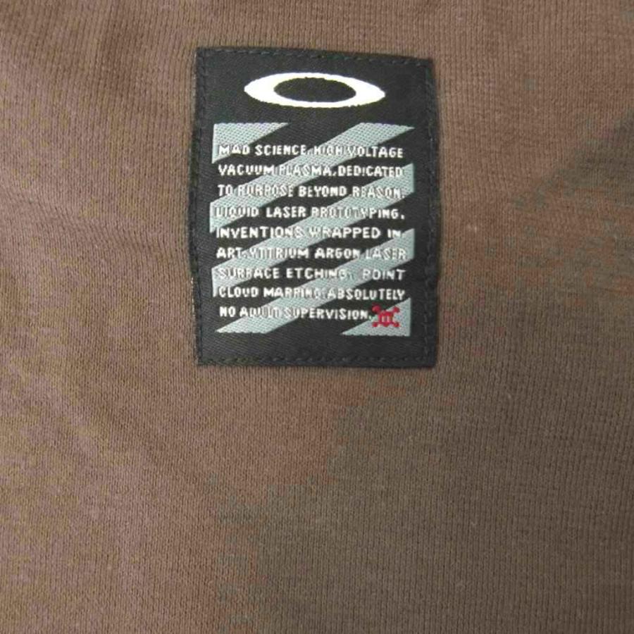 未使用品 オークリー OAKLEY タグ付き 00s Tシャツ ロゴ 刺繍 半袖 XL