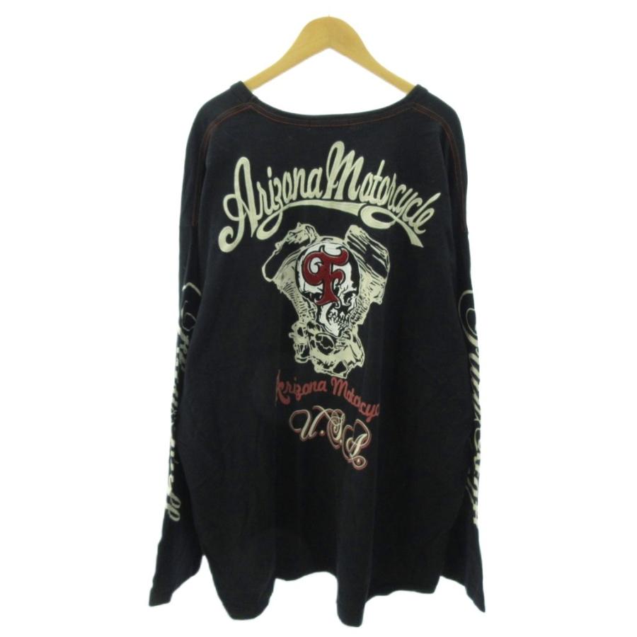 フラグスタフ FLAGSTUFF 大きいサイズ Tシャツ ロンT ロゴ 刺繍