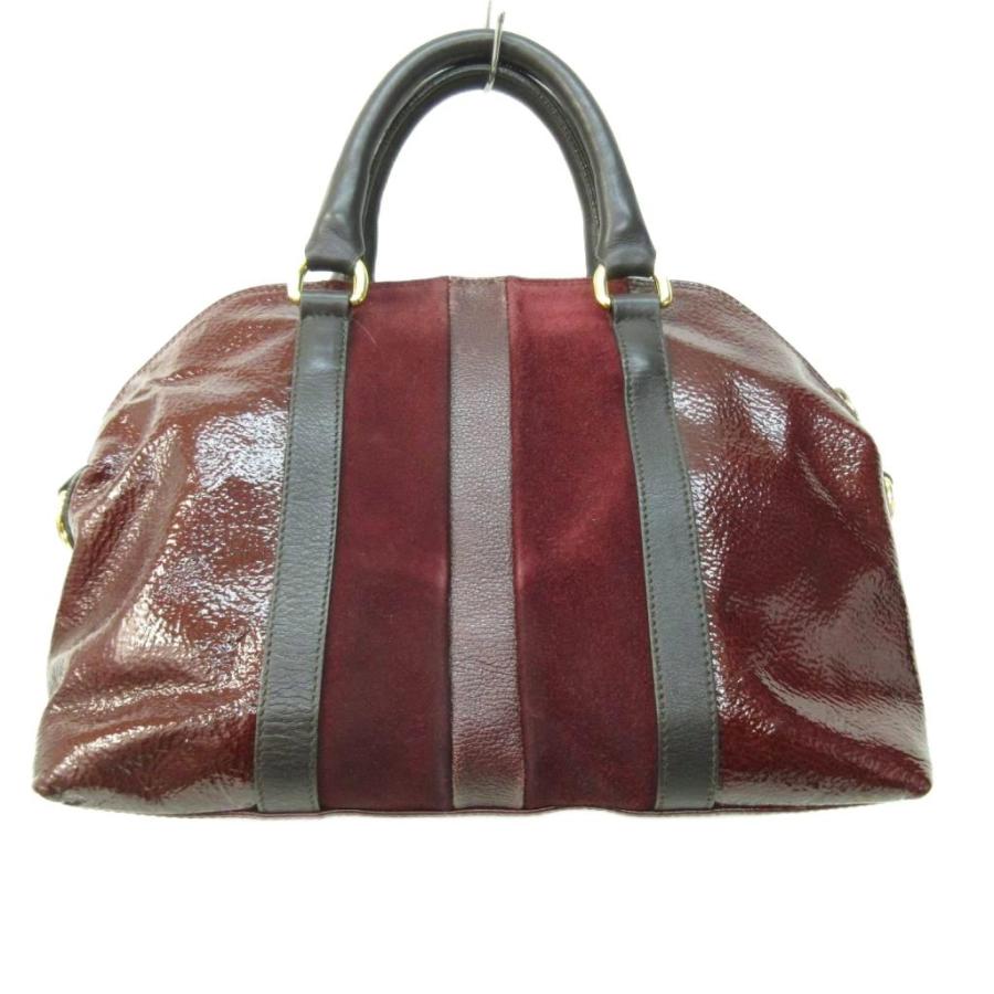 FURLA（フルラ） 2WAY ショルダーバッグ トート スエード切替 エナメル