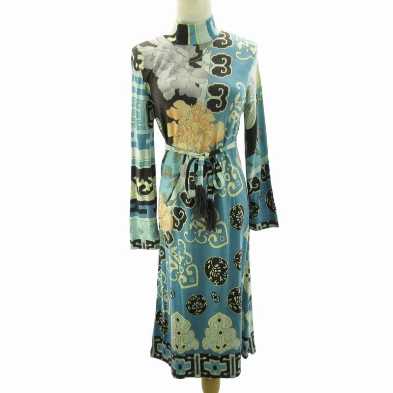 LEONARD レオナール PARIS 最高級ライン ワンピース 花柄 ロング