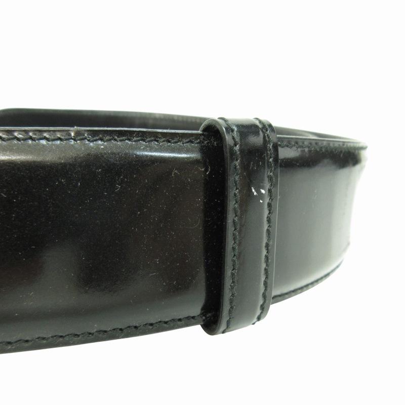 GUCCI グッチ GG金具 ベルト ダブルG ロゴ 黒 ブラック 70・28 037・01  