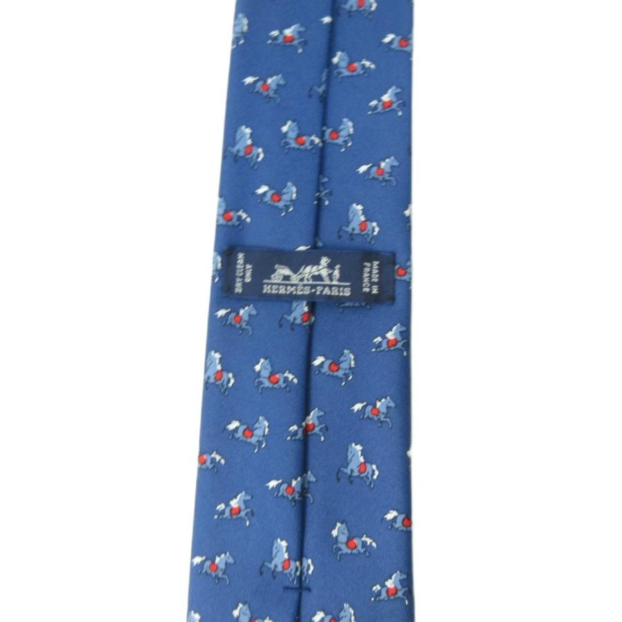 エルメス　ネクタイ　人気ホース柄 HERMES エルメス ネクタイ ホース 馬柄 総柄 馬 シルク 100