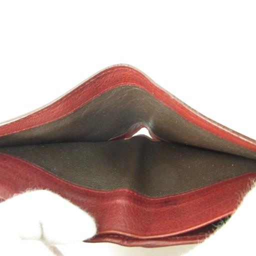【中古】ボッテガヴェネタ BOTTEGA VENETA イントレチャート 二つ折り財布 ショートウォレット レザー 皮革 ■MET1 BOTTEGA VENETA（ボッテガ・ヴェネタ） イントレチャート 二つ折り財布