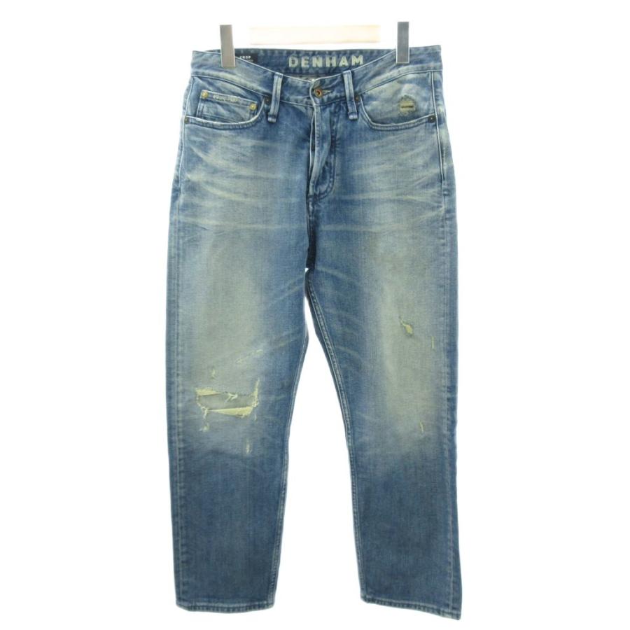 デンハム DENHAM 近年 CROP LOW CROTCH ダメージ加工 デニム ジーンズ 