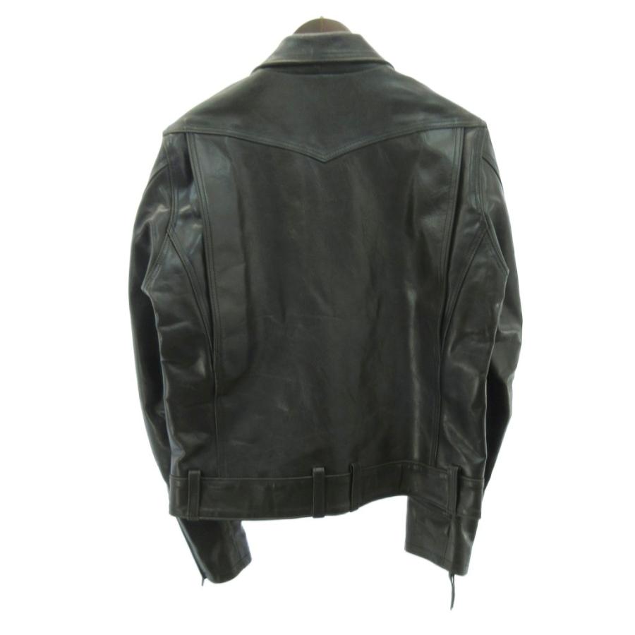 Steer Brand ダブルライダースジャケット 10.20 Steer Brand ダブルライダースジャケット ブラック L - メルカリ