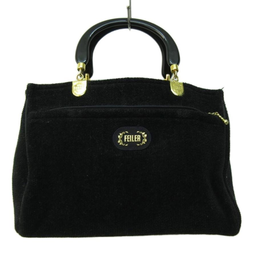 フェイラー FEILER 極美品 花がら ハンドバッグ シュニール織