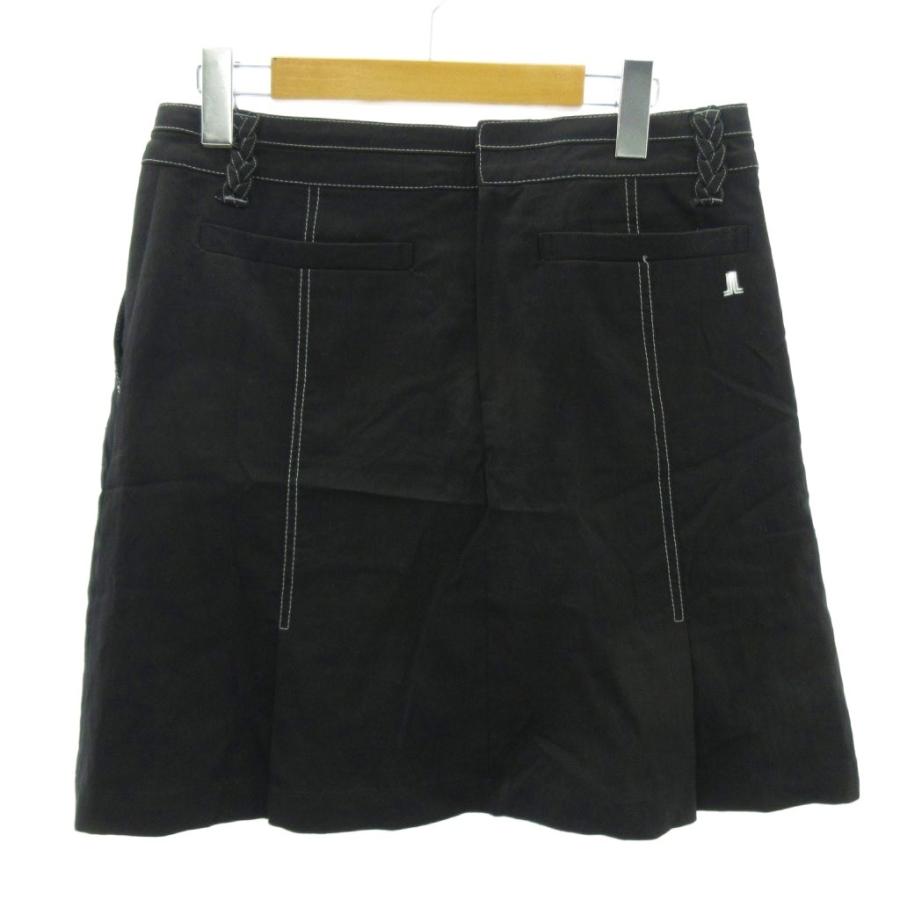 再再再値下げ新品　ランバンスポール　中綿スカート38 黒ブラック定価38500円 ランバン スポール LANVIN SPORT 美品 カーゴ スカート ゴルフウェア