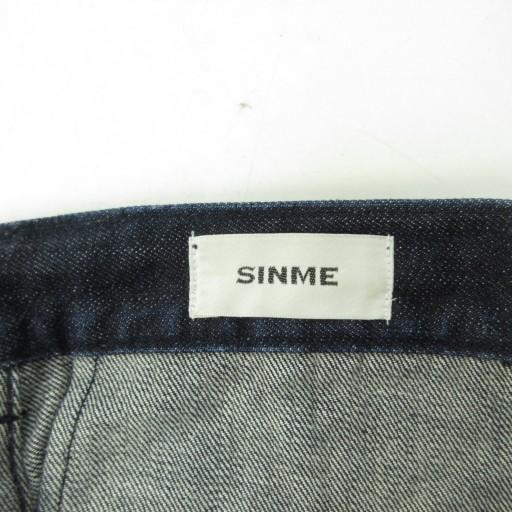 SINME シンメ デニム ジーンズ インディゴブルー 青 27 約S レディース