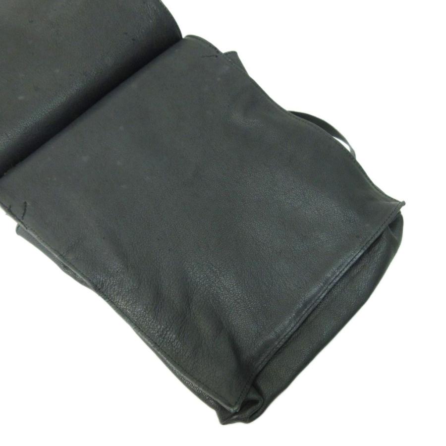 ANN DEMEULEMEESTER ショルダーバッグ　ブリーフケース　レザー ANN DEMEULEMEESTER ショルダーバッグ ブリーフケース レザー ANN