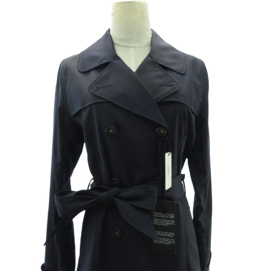 未使用品 タトラス TATRAS タグ付き ウール トレンチコート ダブル