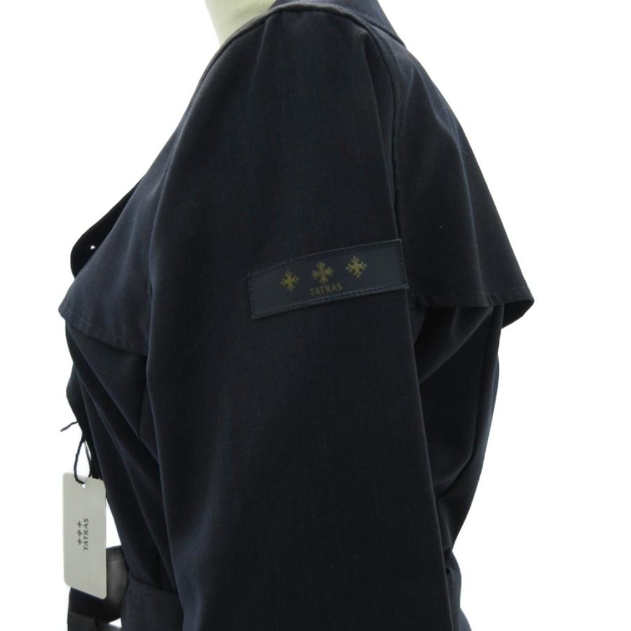 未使用品 タトラス TATRAS タグ付き ウール トレンチコート ダブル