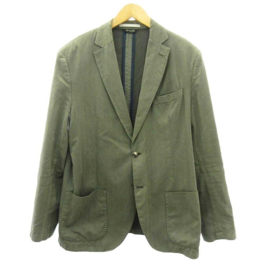 マッシモドゥッティ Massimo dutti ヘリンボーン地 テーラード 
